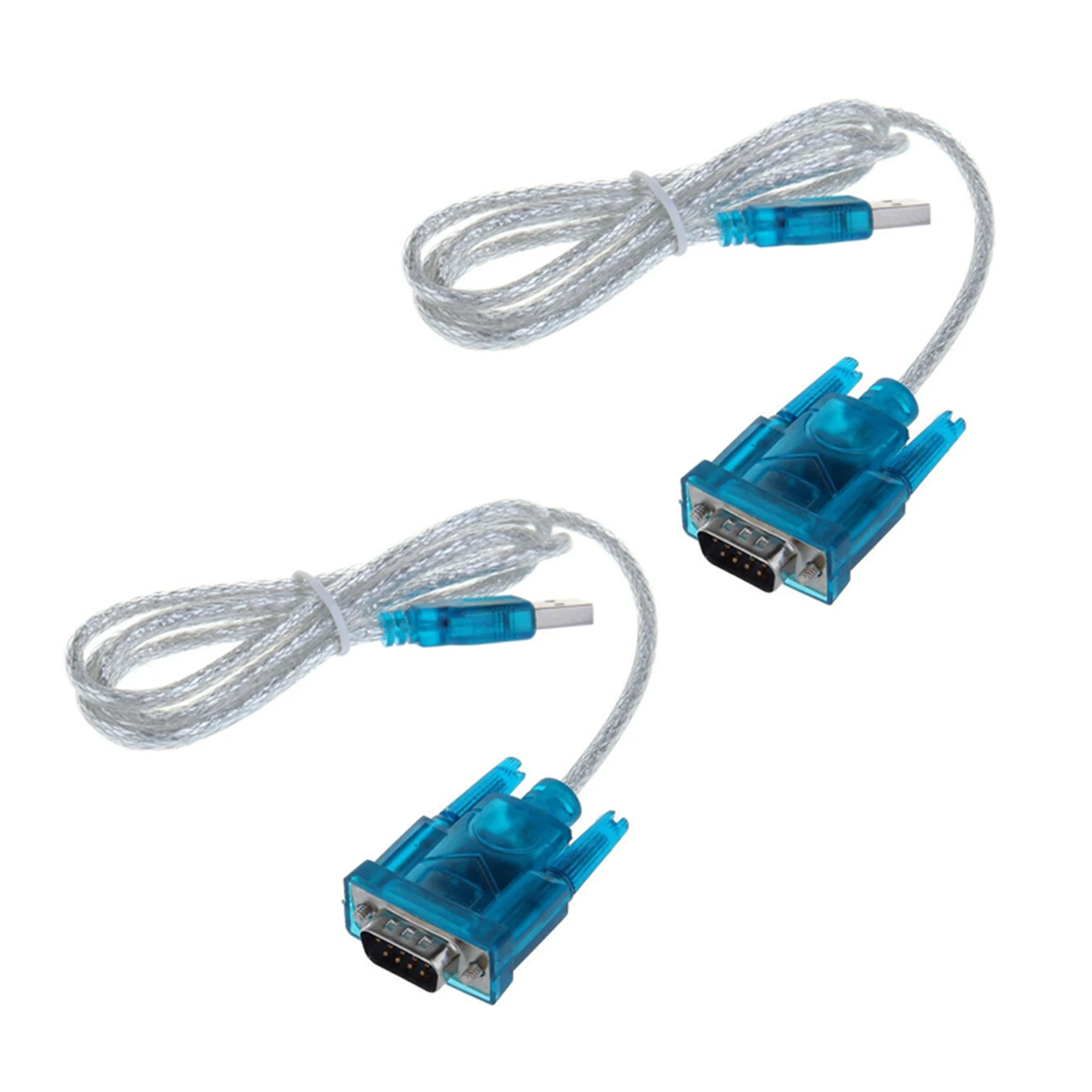 2X DB9 Computer Data Cable DB9 9 Pin VGA Female Cable USB To R232 Interface Data Cable