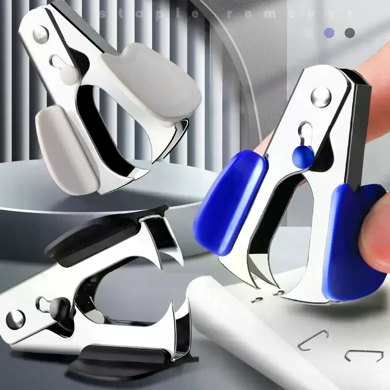 2Pcs Nail Out Extractor Puller Binding Supplies Stapler Removal Machine With Safe Lock Labor Saving Staple Remover