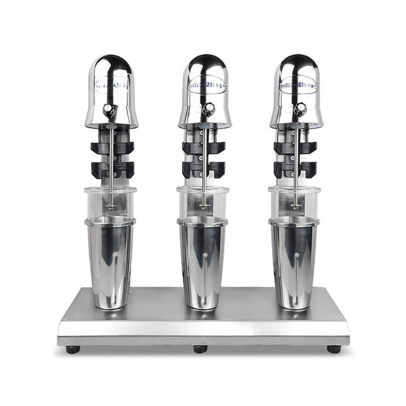 

Milk tea shop three-head milkshake machine automatic milk froth blender electric milk cap machine