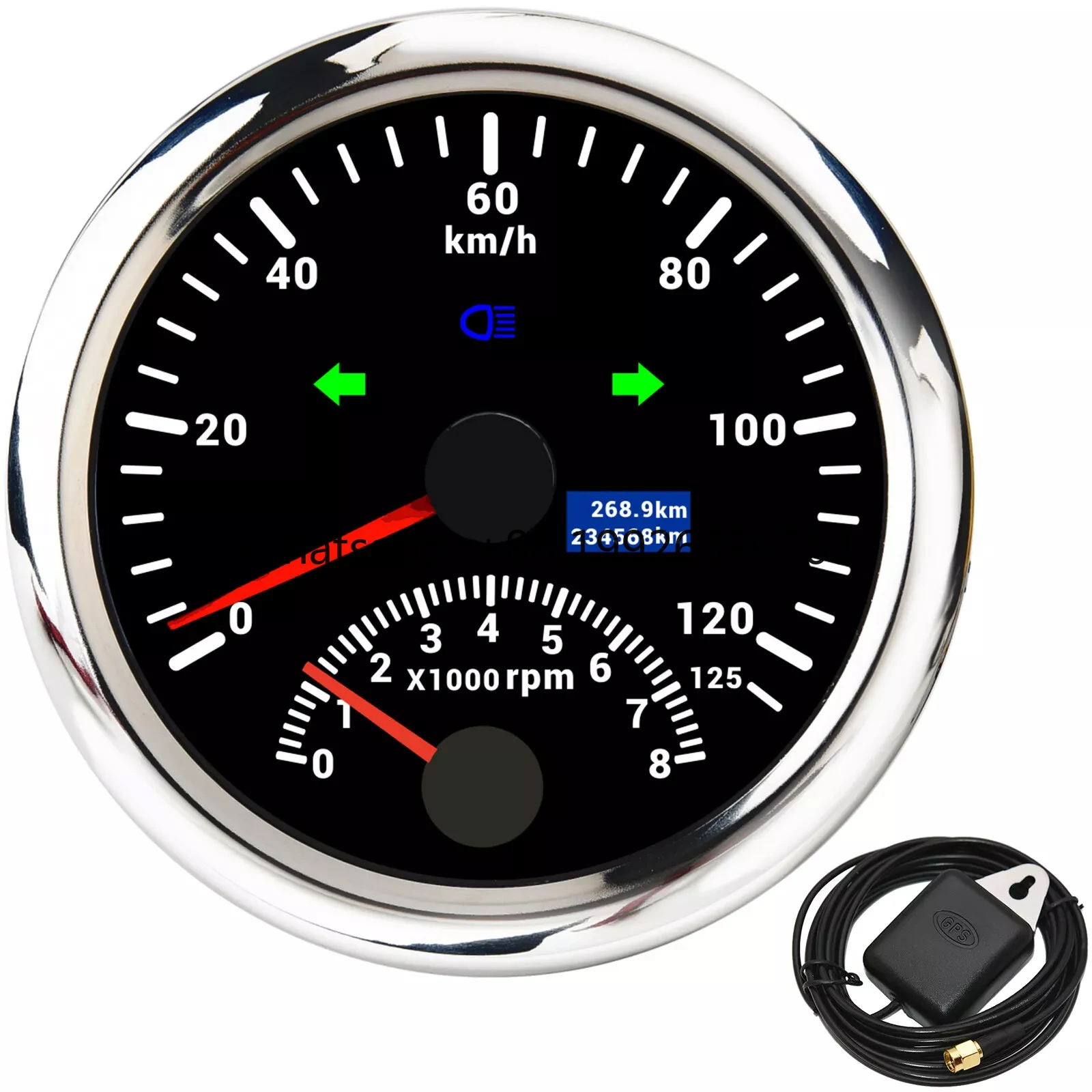 Universal Motorcycle Speedometer Digital Tachometer 5 Gear Speedometer Gauge for Motorcycle