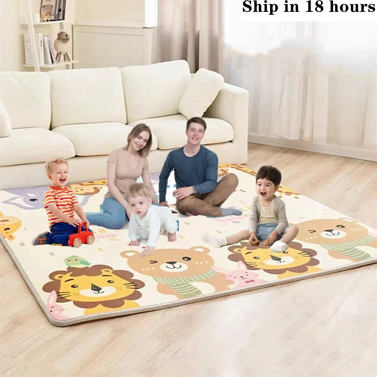 

Large Size 200x180cm Baby Play Mat Toys for Children Safety Rug Playmat Developing Mat Baby Room Crawling Pad Folding Mat Carpet