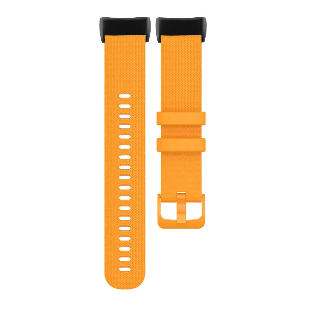 Waterproof Silicone Watch Strap For Fitbit Charge 5 4 3 Band Bracelet Metal Buckle Adjustable Sport Smart Watch Strap Man Woman