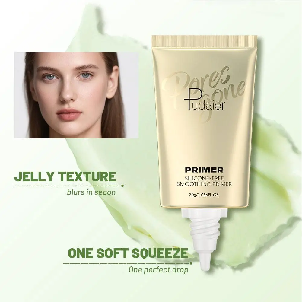 Pudaier Niacinamide Glow and Sculpt Face Primer Boosting Lightweight Pore Invisible Flawless Finish Soft Matte Makeup Base