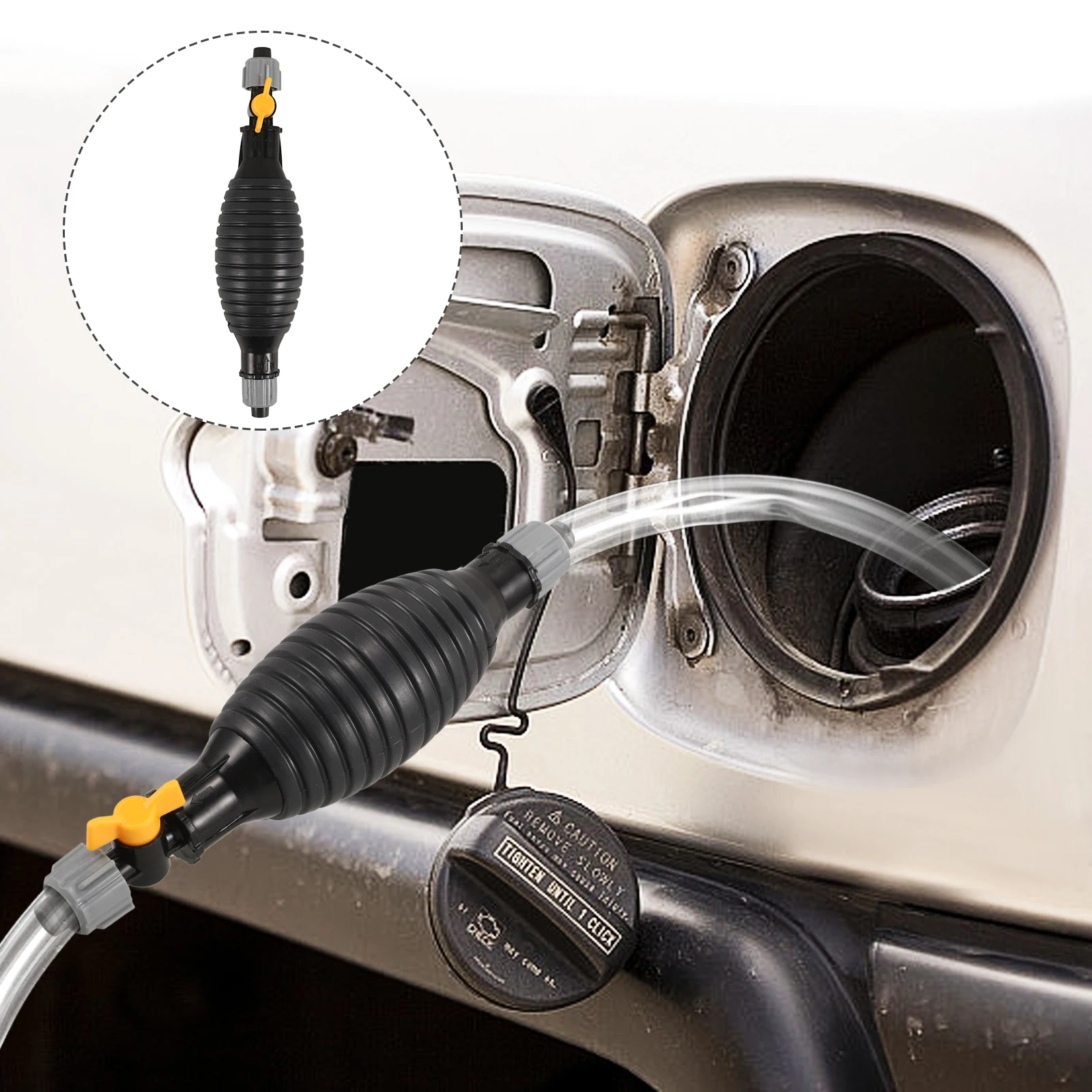 

5pcs 5 PCS Syphon Pump for Portable Oil Transfer Liquid Sucker Manual Black Water Hand