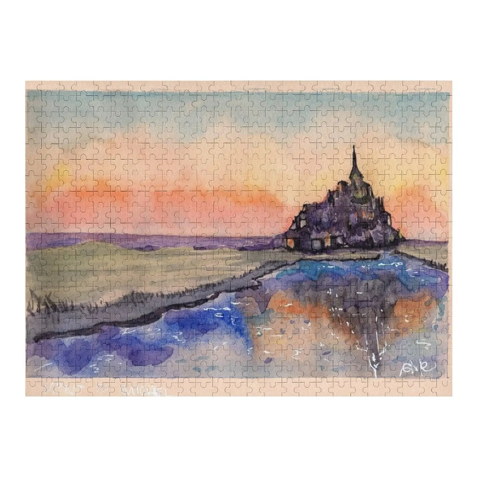 

Le Mont Saint-Michel Jigsaw Puzzle Personalized With Personalized Photo Jigsaw Custom Puzzle