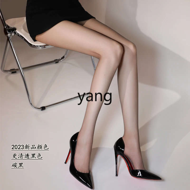 LMM high-transparency ultra-thin stockings women's thin bare-leg artifact summer thin invisible panties stockings