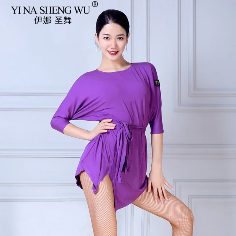 ชุดเต้นรำละตินสำหรับผู้หญิง ชุดแสดงบนเวทีสำหรับผู้ใหญ่ ชุดเต้นซัลซ่า แทงโก้ รุมบ้า ชุดเต้นบอลรูม ชุดฝึกซ้อมเต้นรำ สำหรับการแสดง