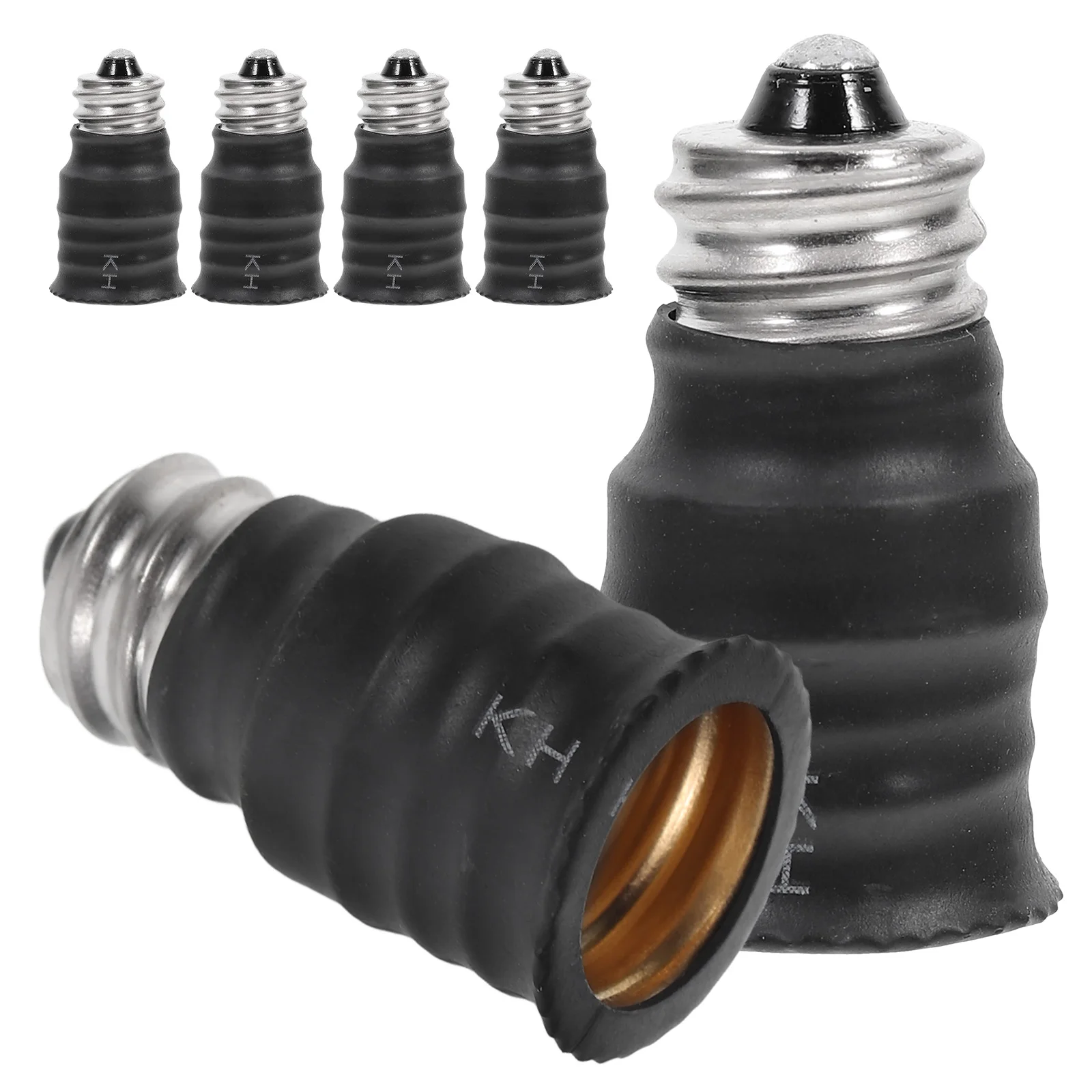 

6pcs Lamp Adapter Base Socket Converter Light Bulb Converters Parts Replacement Home Office Use Wide Applications Easy Install