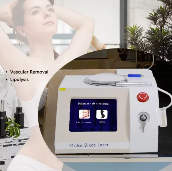 Most Effective 1470-Nanometer Diode Laser Internal Liposuction Machine Fat Decomposition Internal Beauty Equipment