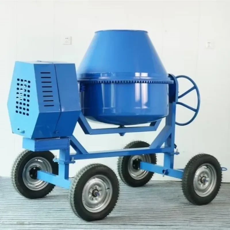 Portable Mixer Efficient Mortar Mixer Feed Seed Concrete Mixing Machine Diesel Engine Powered Mini Vertical Mud