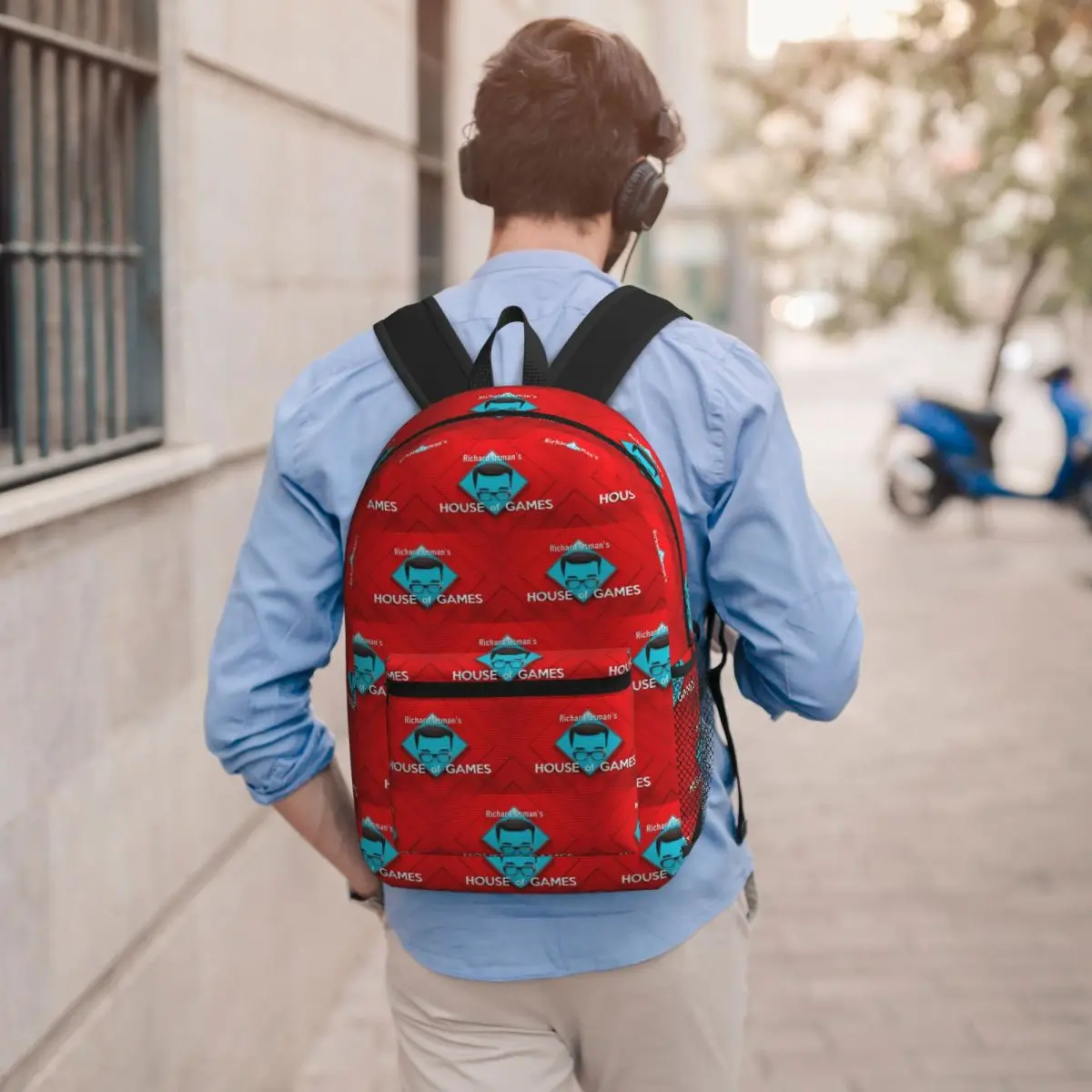 Richard Osman's House Of Gam Student Backpack School Bag Hiking Travel Daypack for Men Women Bookbag Shoulder Bags