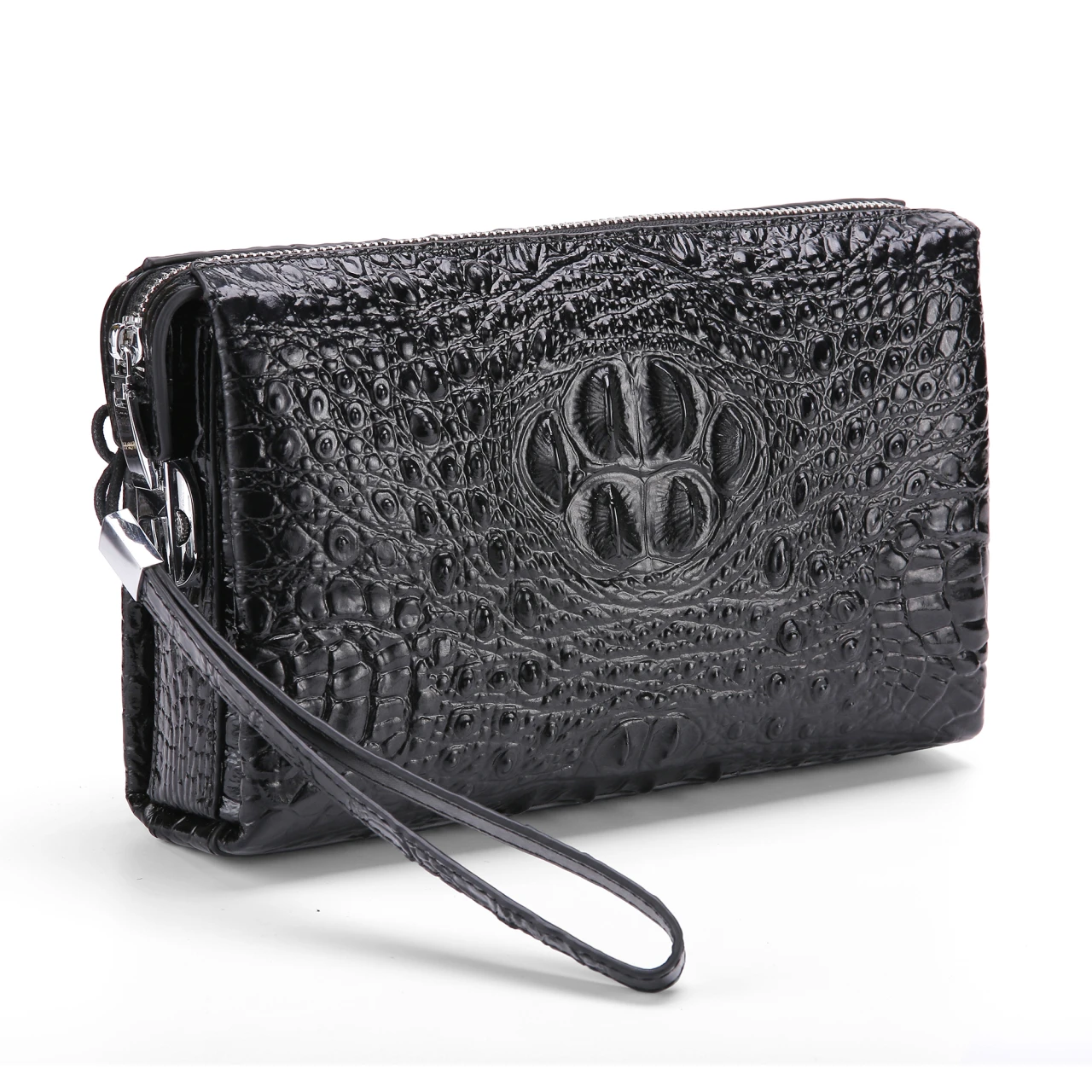 حقيبة يد جلدية حقيقية الطبقة العليا جلد البقر رائجة البيع للموسم مقاومة للخدش مقاومة للاهتراء الأعمال مخلب الرجال مقاوم للماء #3