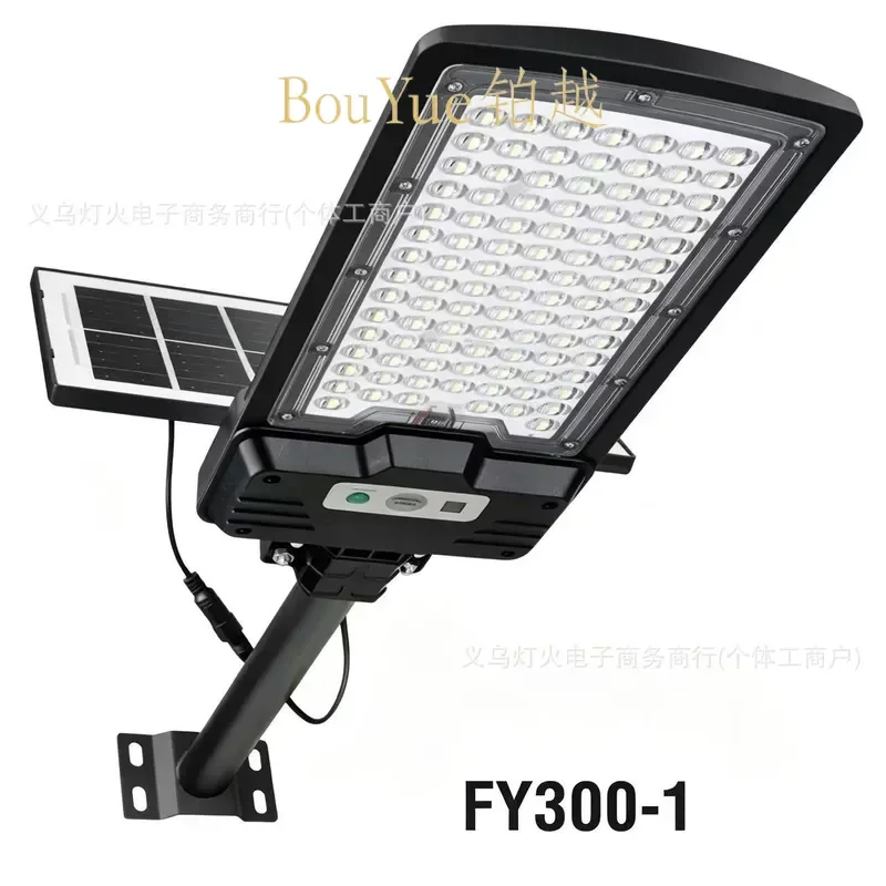 Solar Street Light Outdoor Garden Lamp with Motion Sensor Split Design for Yard Rural Area Waterproof Security Lighting