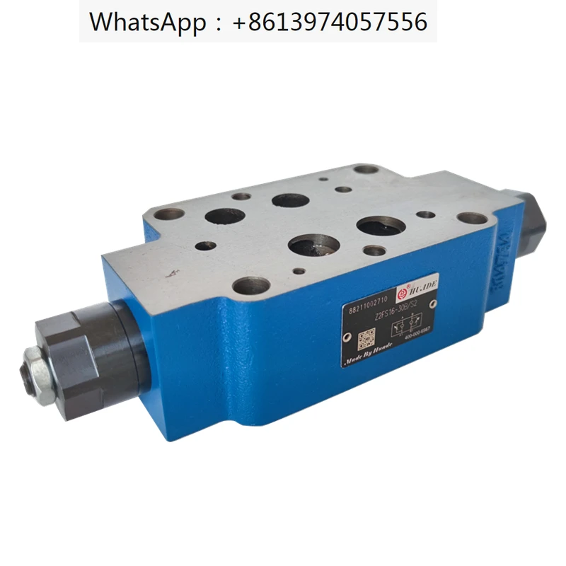 

Hydraulic electromagnetic stacked dual one-way throttle valve Z2FS6-30B Z2FS10-20B/S2 Z2FS1622