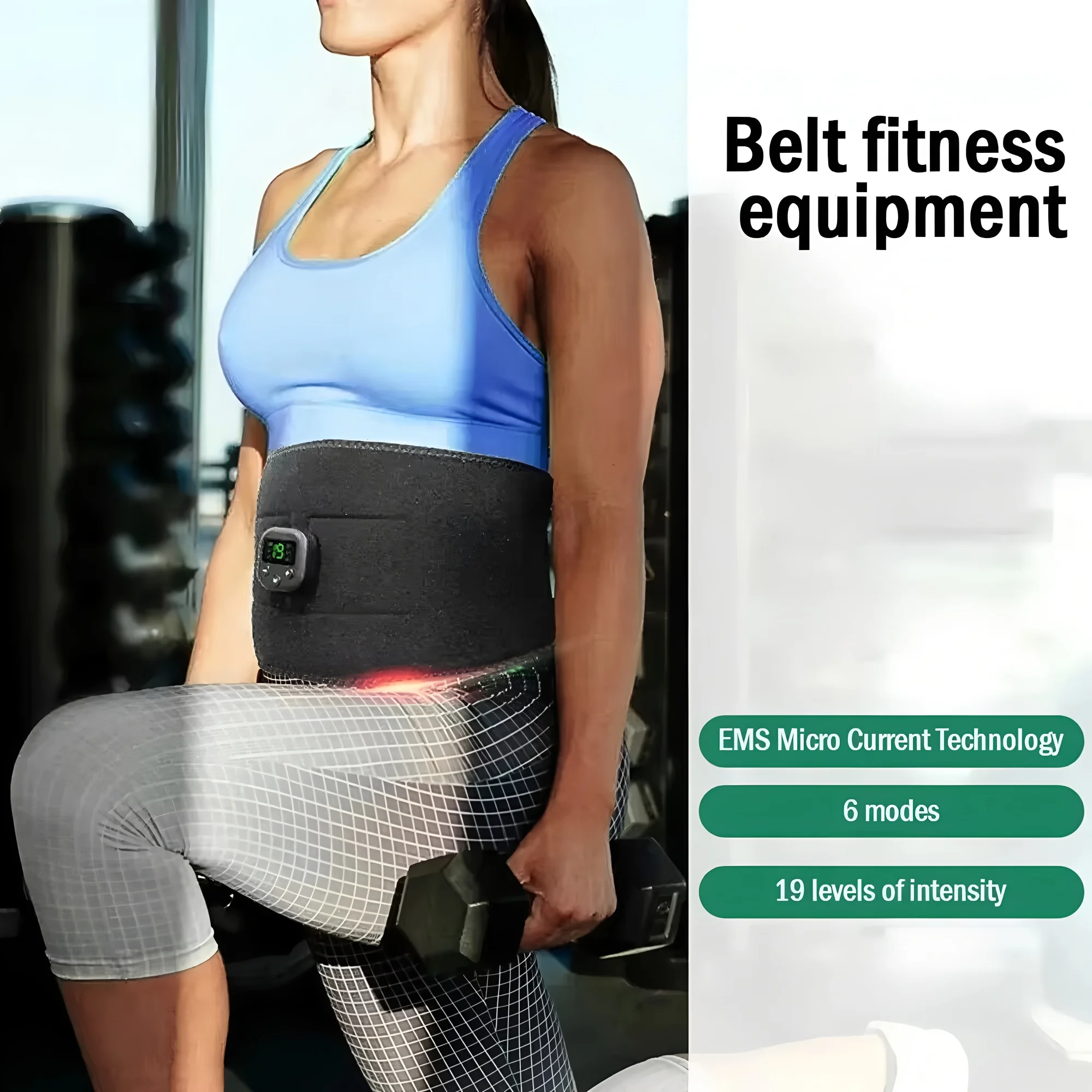 2026 Waist Massager Portable USB Charging Shaper Electric Arm Hip Leg Trainer Body Shaping Belt Fitness Massagery  Rechargeable