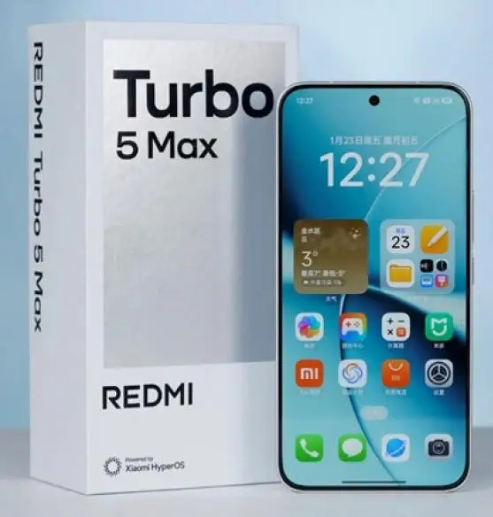 Xiaomi Redmi Turbo 5 Max China Version Dimensity 9500s 6.83" AMOLED Screen 50MP+20MP Camera 100W 9000mAh Battery