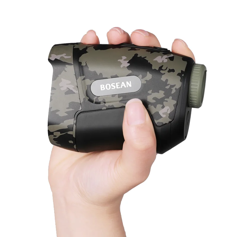 Bosean 1500m 7X Handheld Digital Laser Distance Meter Monocular Range Finder Telescope Rangefinder for Golf Hunting