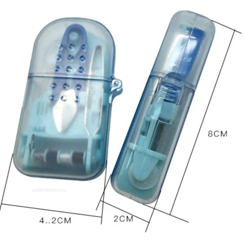 Portable Mini Travel Sewing Kit Home Sewing Thread Needle Embroidery Stitching Thimble Storage Box Handwork Tools DIY Craft