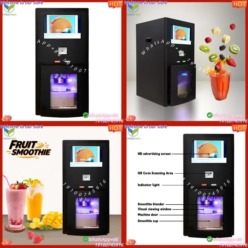 CECertificate VFresh Hot Sale Fresh Fruit Smoothie Dispenser Offering Fresh and Healthy Drink Smoothie Vending Machine