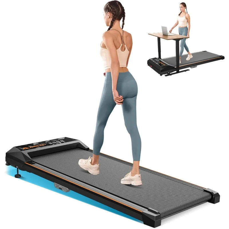 

Walking Pad with Incline, Under Desk Treadmill, Portable Treadmills for Home Office, 4 in 1 Walking Running Machine
