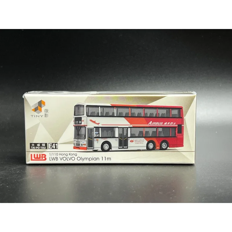 Миниатюрная модель автобуса Longyun Fuhe Olympic E41 LWB34 из литого металла (Гонконг)