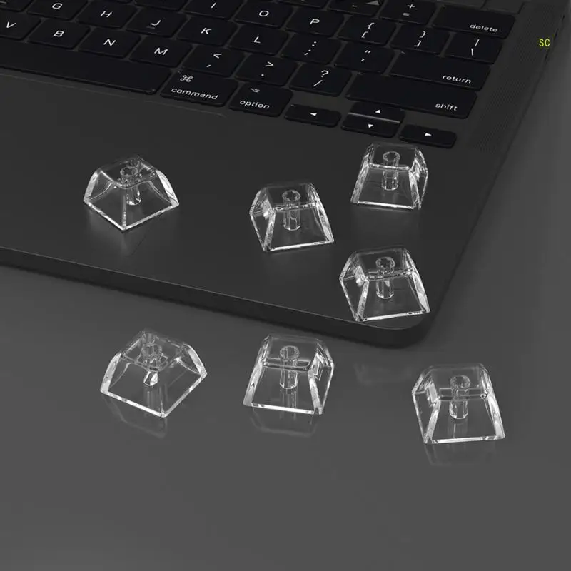 XDA 프로필 Keycaps 기계식 키보드 1U 1.4mm 두께 투명 Keycaps 게임 스위치 Dropshipping에 맞게 사용자 정의