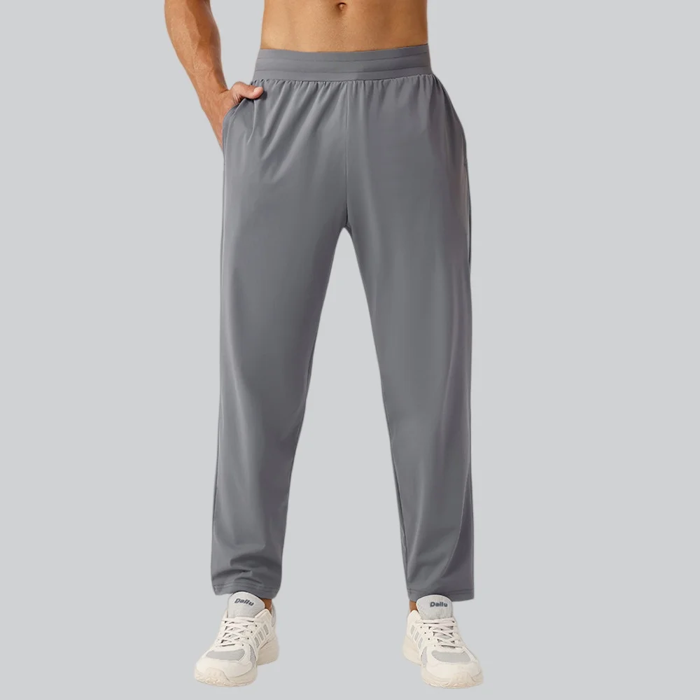Men's Running Sport Pants Sportswear Summer Quick Dry Tracksuit Elastic Gym Fitness Trousers Men Training Outdoor Casual Pants