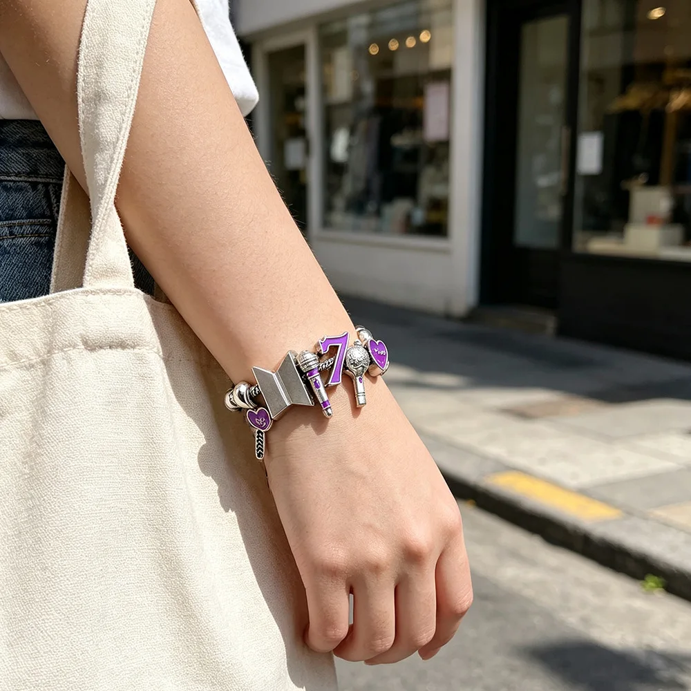 Kpop-Derivat-Accessoires, DIY-Armbandperlen, Teenager-Mode, Cartoon-Zubehör, Cosplay-Schmuck, Geschenk für Fans. – Detail 3