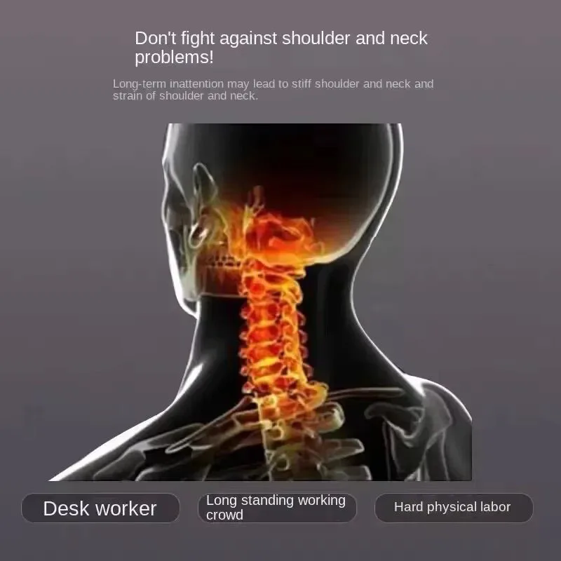 Neck Pillow Help Sleep And Protect The Neck Cervical Orthopedic Household Soybean Fiber SPA Massage Pillow For Sleeping New