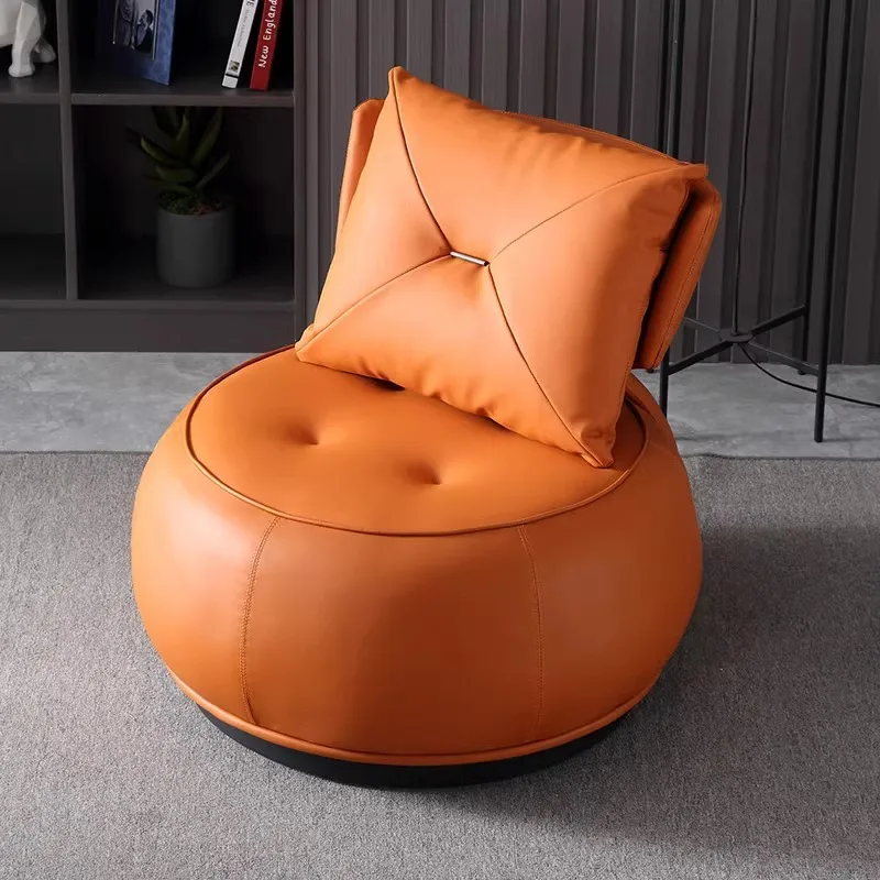 Modern Luxury Rotating Single Sofa Chair Lounge Chair Lazy Recliner Living Room Seat Lounge Bedroom Accent Relaxing Designer