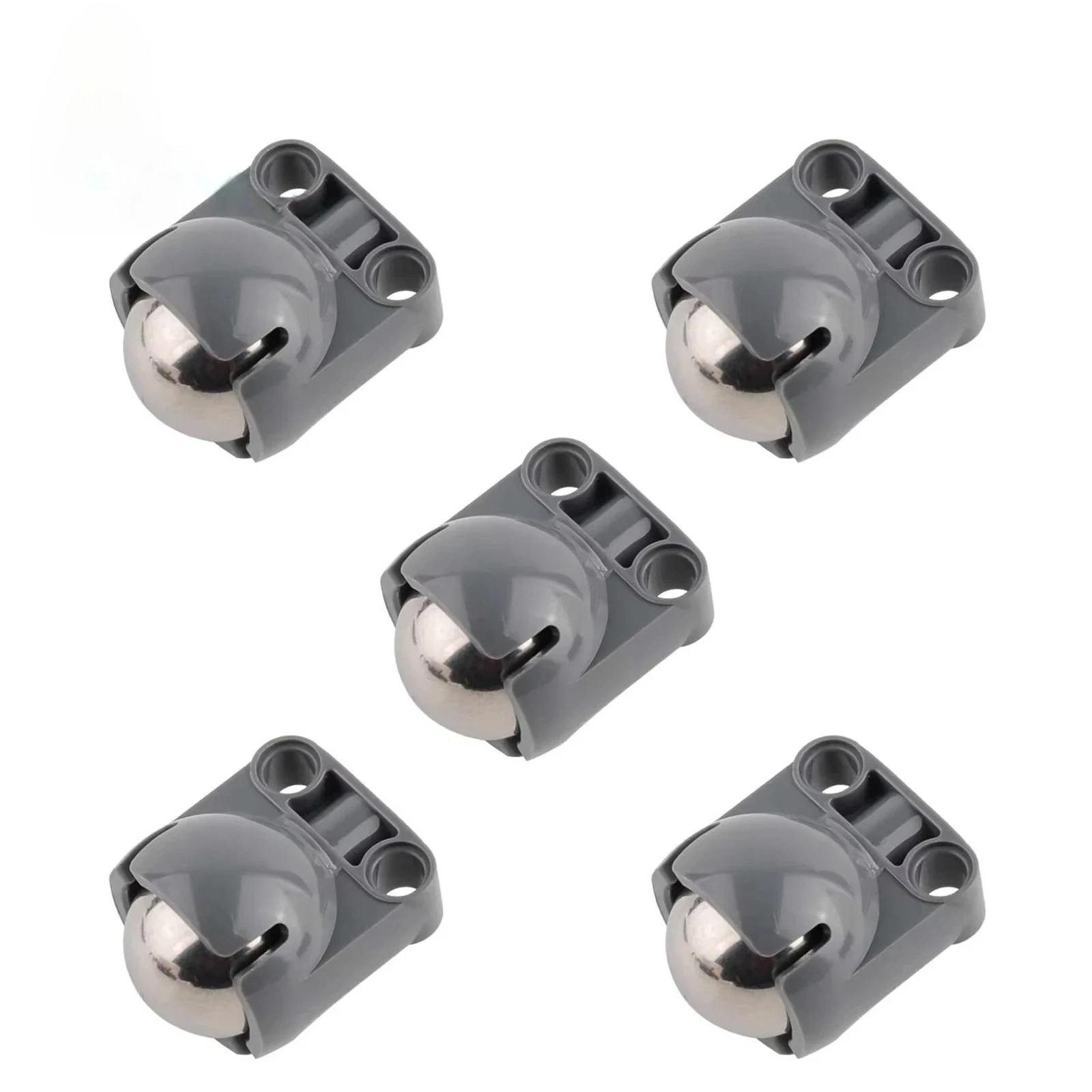 5PCS/LOT Universal Wheel Set 92911+bb607 Stainless Steel Ball for Legoeds EV3 Robot 6023956 4610380 MOC Bricks Toys Kids Gift