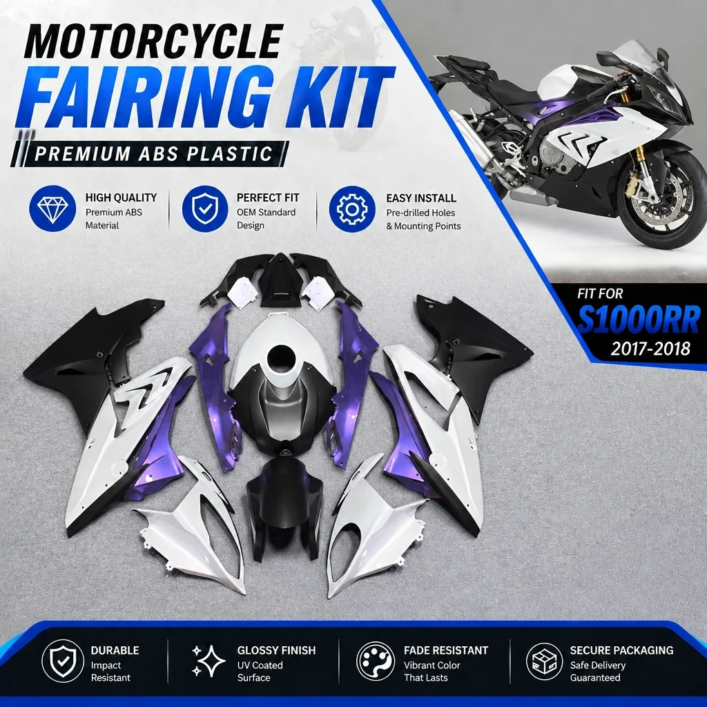 

Custom Fairings for BMW S1000RR 2017 2018 S1000 RR 17 18 Racing Motorcycle ABS Bodywork Injection Molded OEM Fit