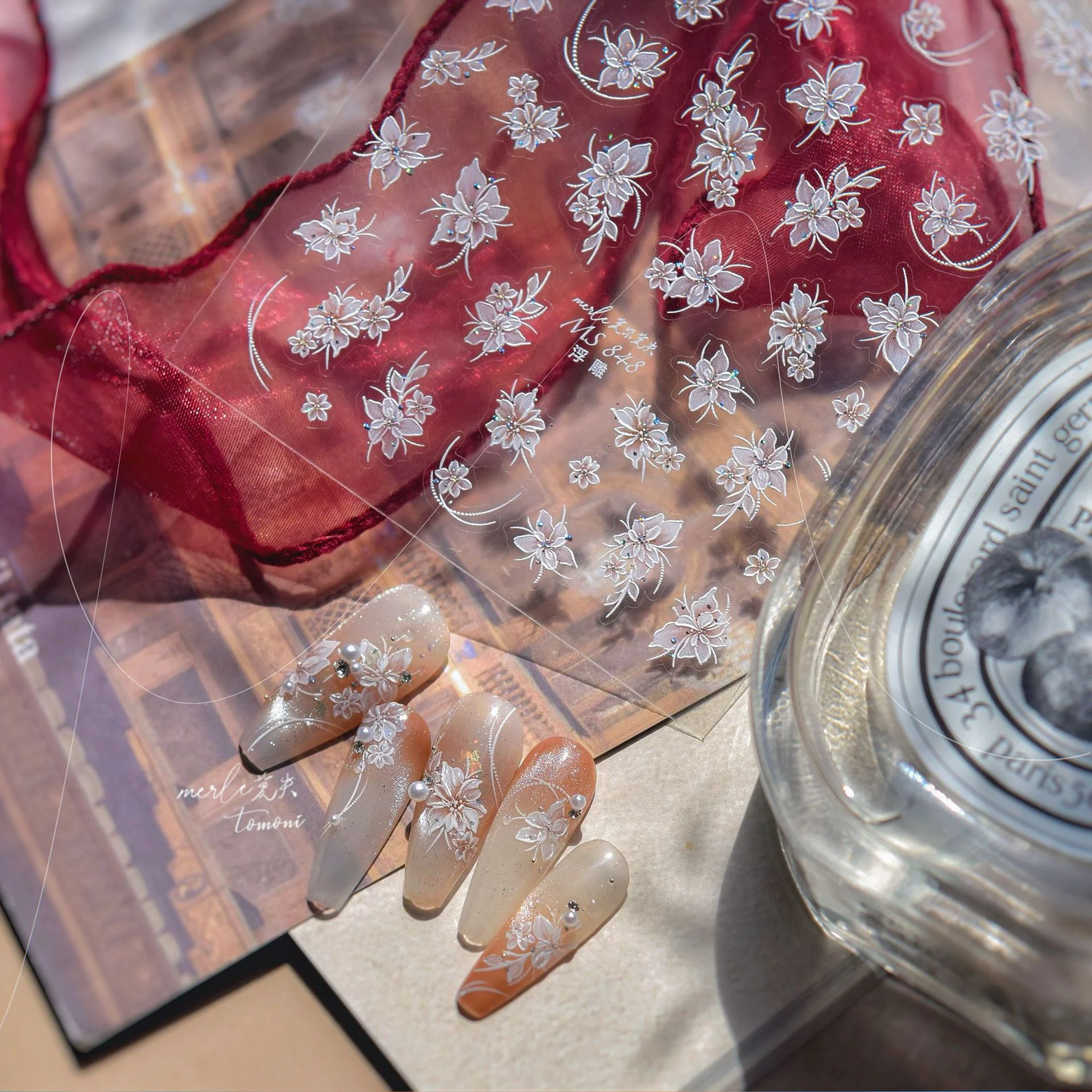 Vintage Flowers Relief 3D Ster - огляд і ціна Resin Art Rose Petals