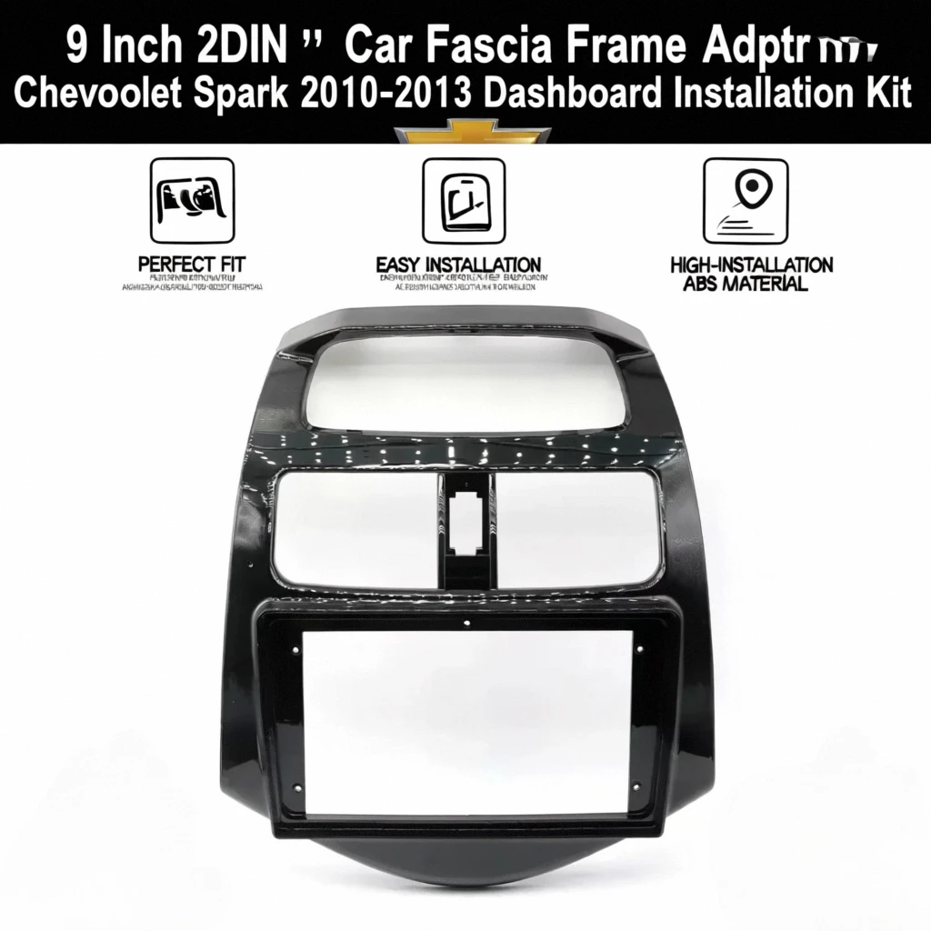 

9-дюймовый 2DIN автомобильный адаптер рамки Fascia для Chevrolet Spark 2010-2013 комплект для установки приборной панели