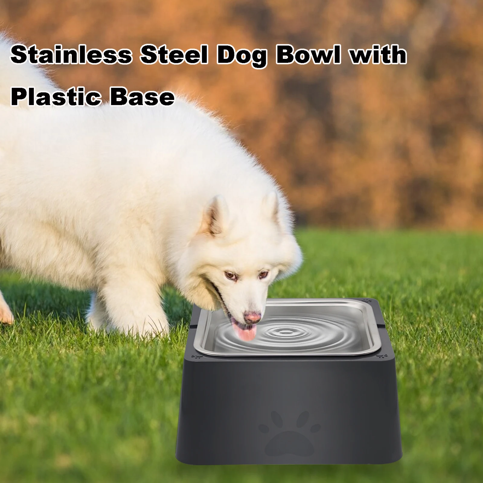 

Миска для собак из нержавеющей стали с пластиковым основанием для маленьких/средних/больших собак, сменная миска для кормушки или миска для воды для домашних животных, идеальный выбор