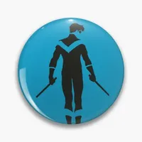 Nightwing  Customizable Soft Button Pin Lapel  Lover Metal Women Jewelry Decor Hat Badge Gift Cartoon Cute Funny Creative
