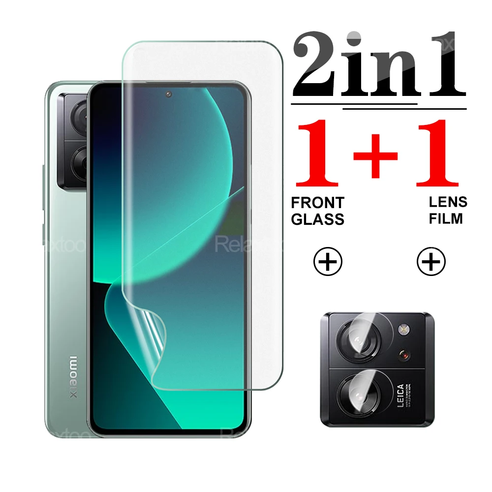 2in1 Hydrogel Film camera film For Xiaomi 13T 6.67inch xaomi xioami13T 13TPro 13 T 13T Pro Anti-Scratch Clear screen protector