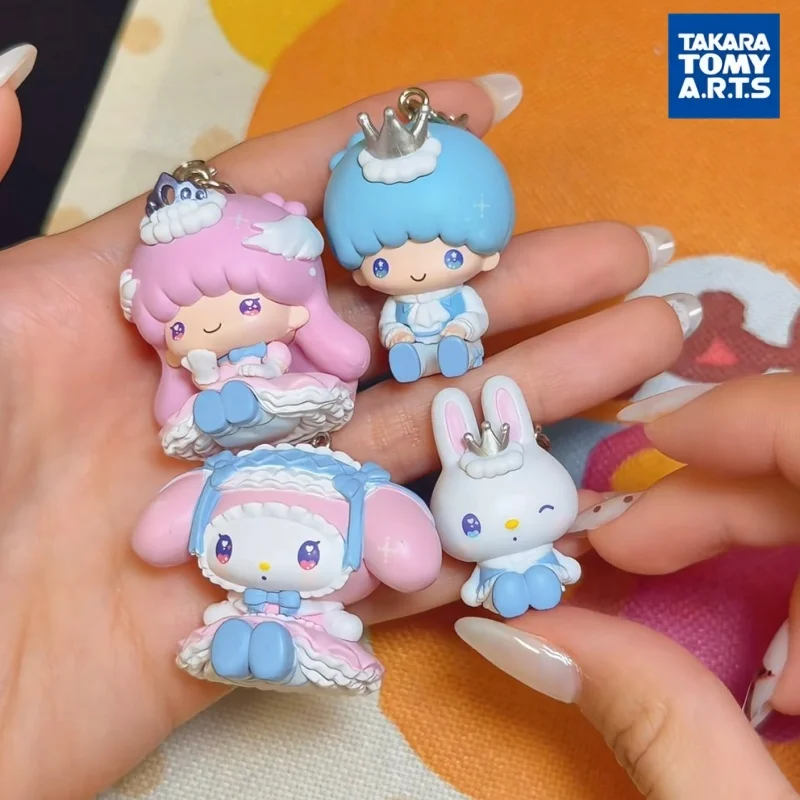 

Takara Tomy Dolly Mix Gashapon Sitting Figure Sanrio My Melody Little Twin Stars Dreamy Style 50th Anniversary Desktop Ornament