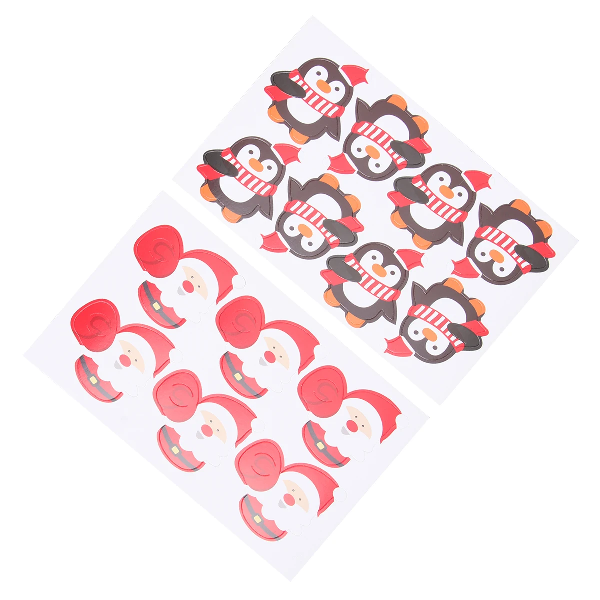 

56 Pcs Christmas Decoration Card Lollipop Paper Cards Food Safe Firm Hold Candy Display Party Wedding Festival DIY Decor