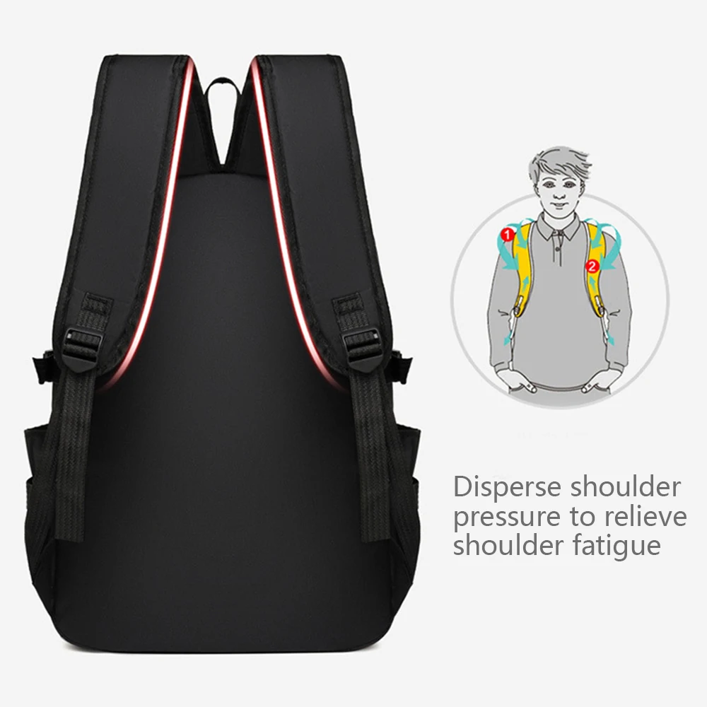 multifunctional large capacity fashionable and minimalist style student computer backpack suitable for fashionable students