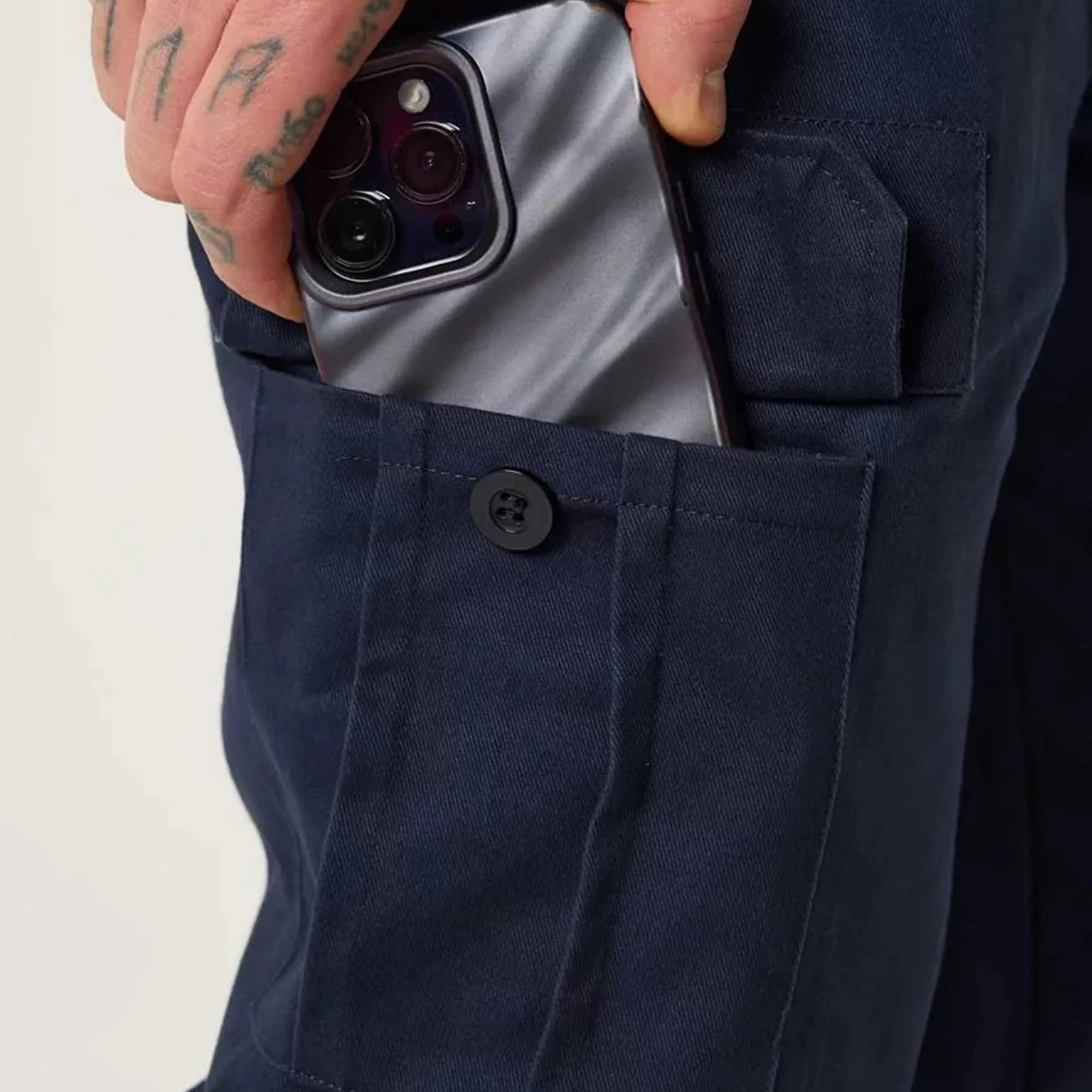 Calça cargo masculina casual, calça longa para trabalho ao ar livre, multibolso, à prova d'água, outono, primavera, roupa de trabalho, caminhadas, truserso