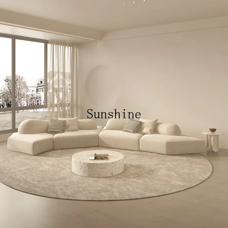 Rock sofa surprise quiet wind creative special-shaped fabric cream wind dismantling and washing sofa