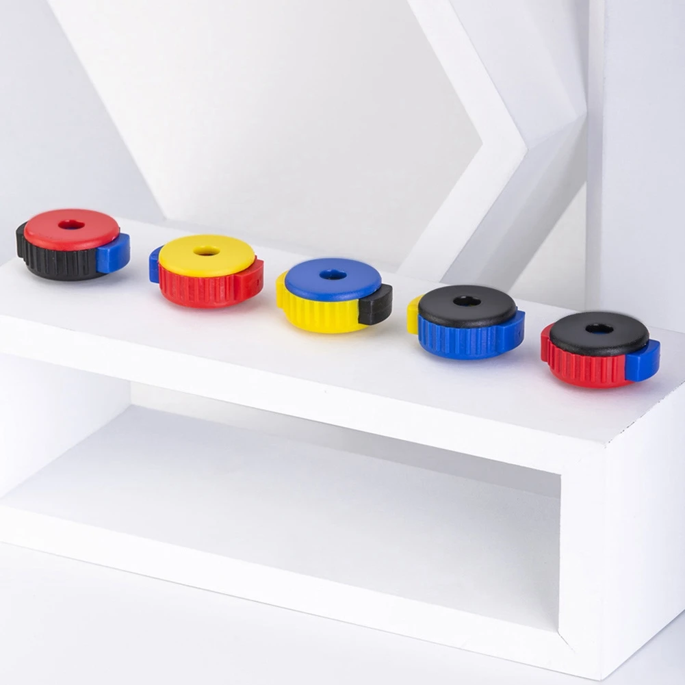 5 قطع من ملحقات طبلة الصنج ذات الإصدار السريع من Lo-ok، تصميم مزيج الألوان، مناسب للاستخدام #4