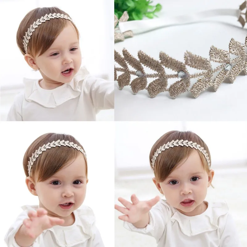 Baby Girl Christening Headbands Cute Hair Strap for Pure Newborns Infants