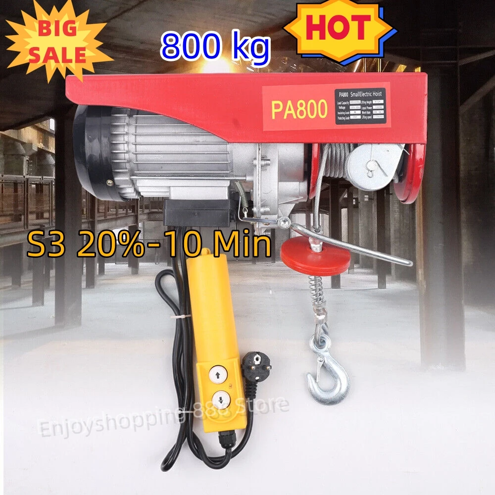 800 kg elektrischer Kettenzug, motorisierter Windenrollenblock