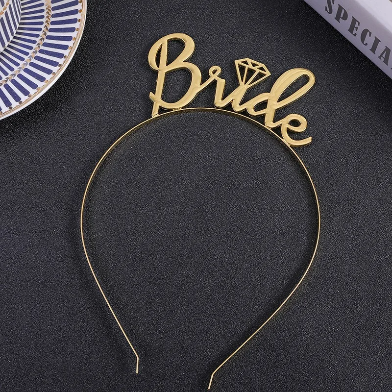 

Wedding Decoration Bridal Shower Veil Team Bride To Be Satin Sash Balloon Bachelorette Party Girl Hen Party Decoration Supplies