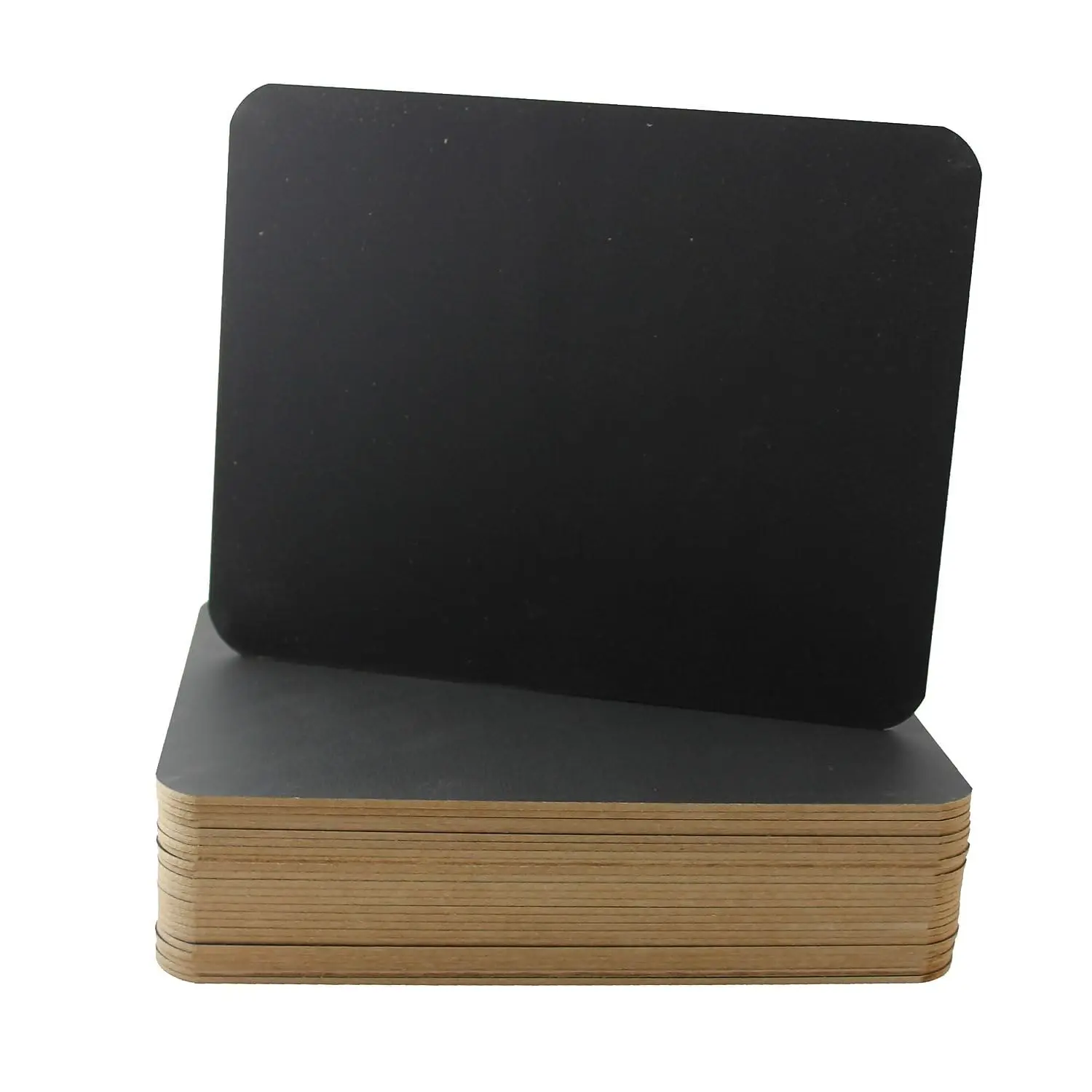 

24-Pack 9.5x12 Inch Black Chalkboards for Classroom, Drawing, and Menu Boards