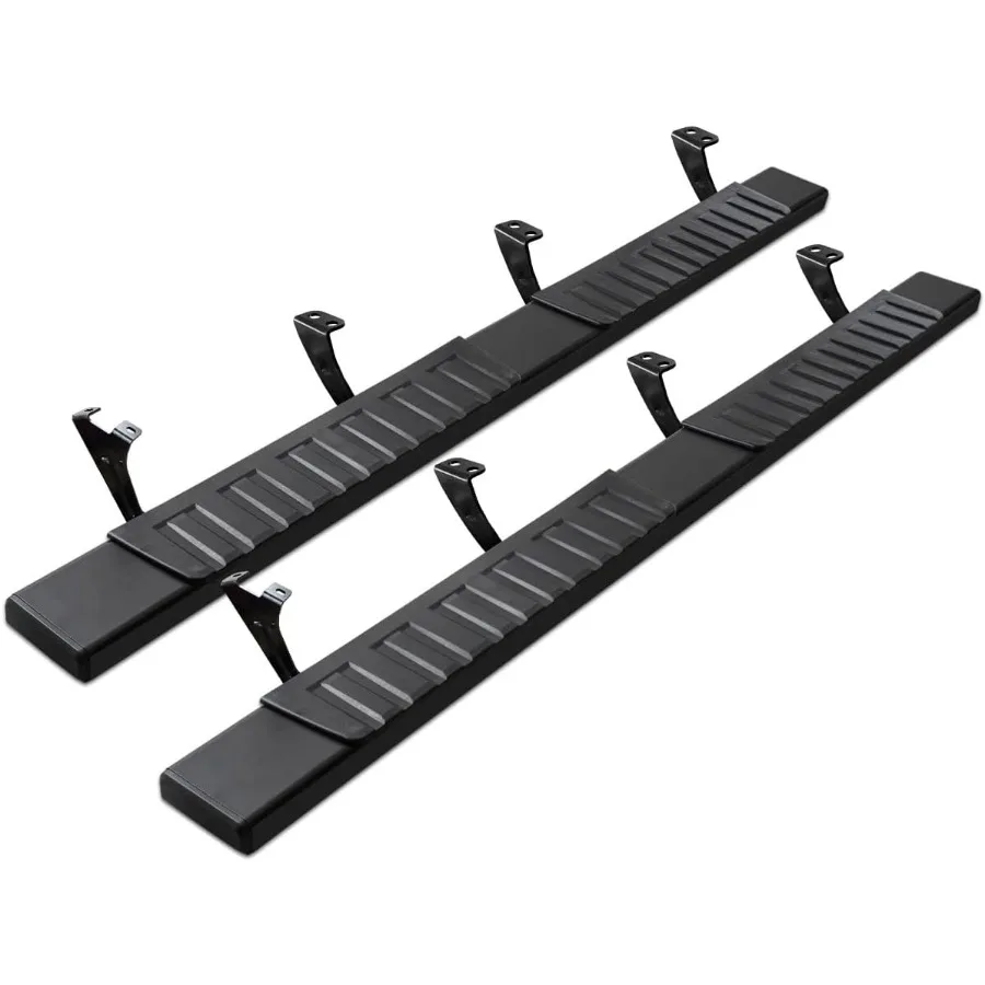 

6 Inch Running Boards for 20222025 Toyota Tundra Crew Max Cab Black Nerf Bars Side Steps with Rock Sliders Durable Aluminum All