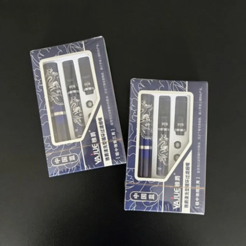 

2/4 Sets Smoke filter High Efficiency Reduce Tar Cleanable Mouthpiece for cigarette Smoking Accessories For 5.5/8mm General