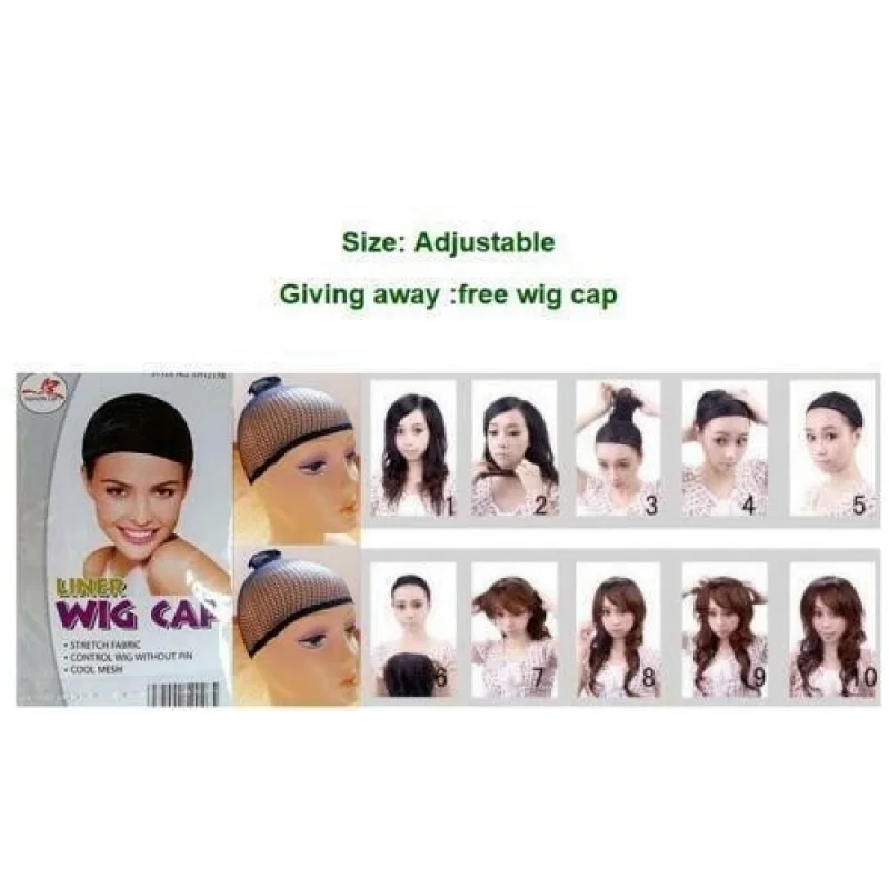 Afro Curly Synthetic Capless Hair Wigs 14 Inches
